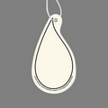 Paper Air Freshener - Water Drop Tag W/ Tab